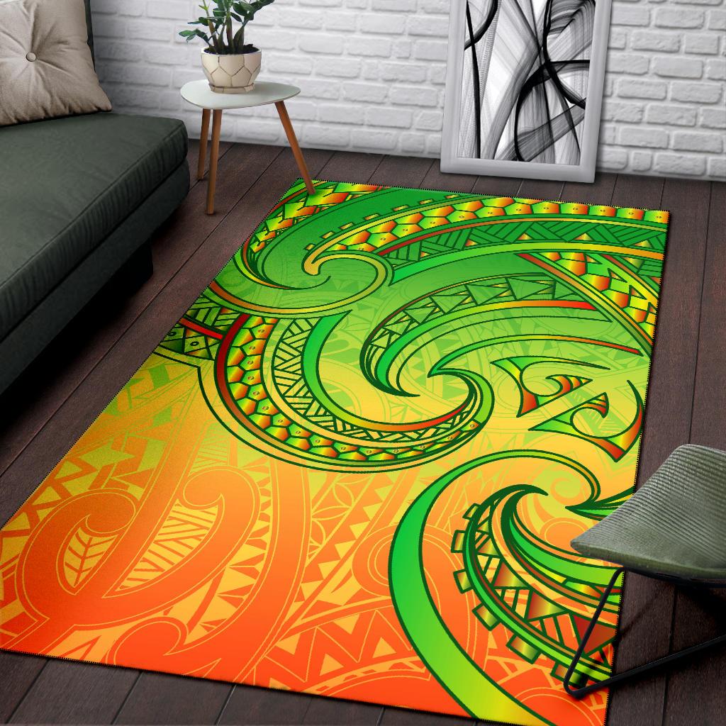 New Zealand Maori Mangopare Area Rug Polynesian - Rasta - Vibe Hoodie Shop