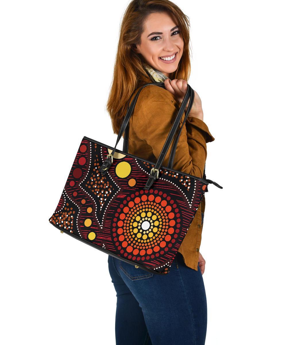 aboriginal-large-leather-tote-bag-aboriginal-art-ver01
