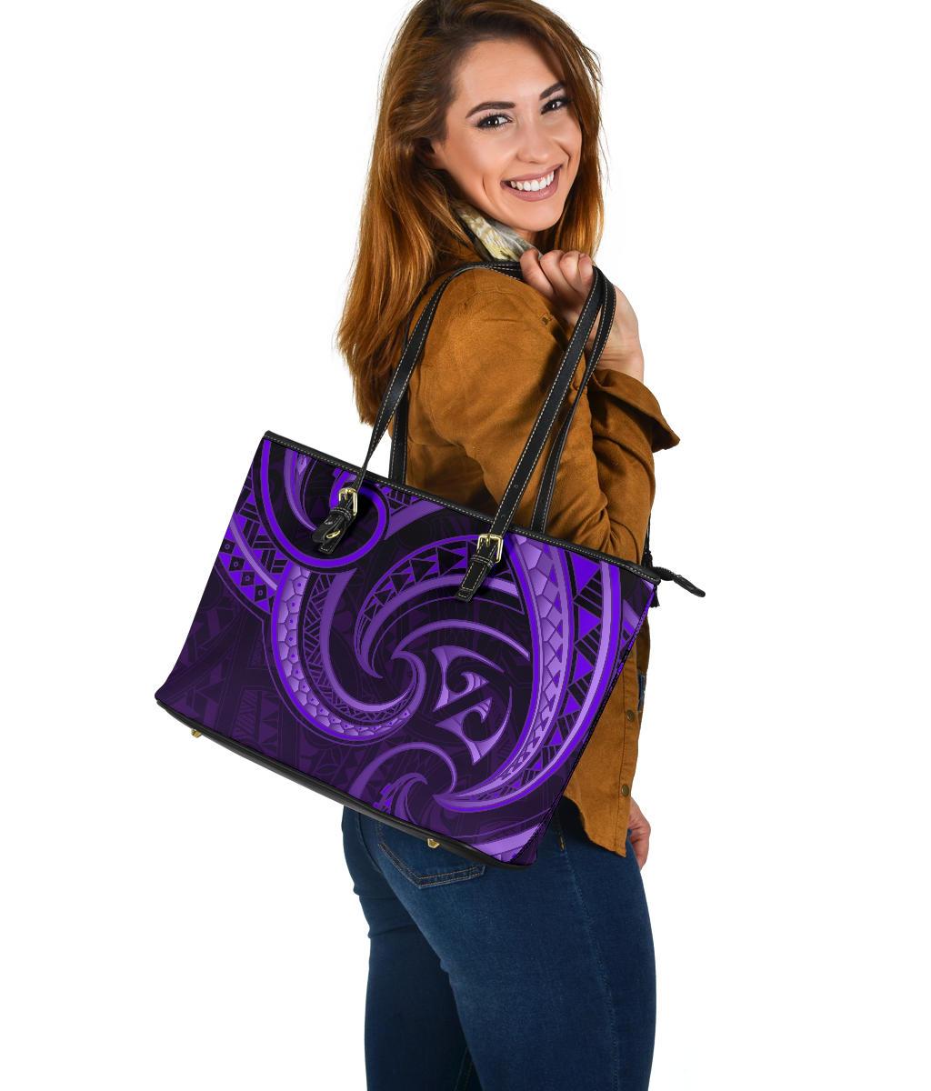 new-zealand-maori-mangopare-large-leather-tote-polynesian-purple