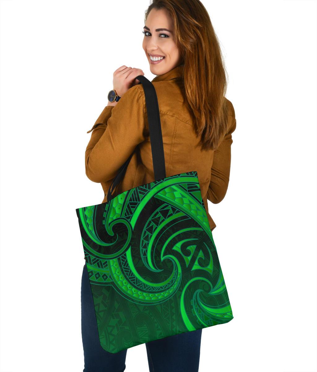 new-zealand-maori-mangopare-tote-bag-polynesian-green