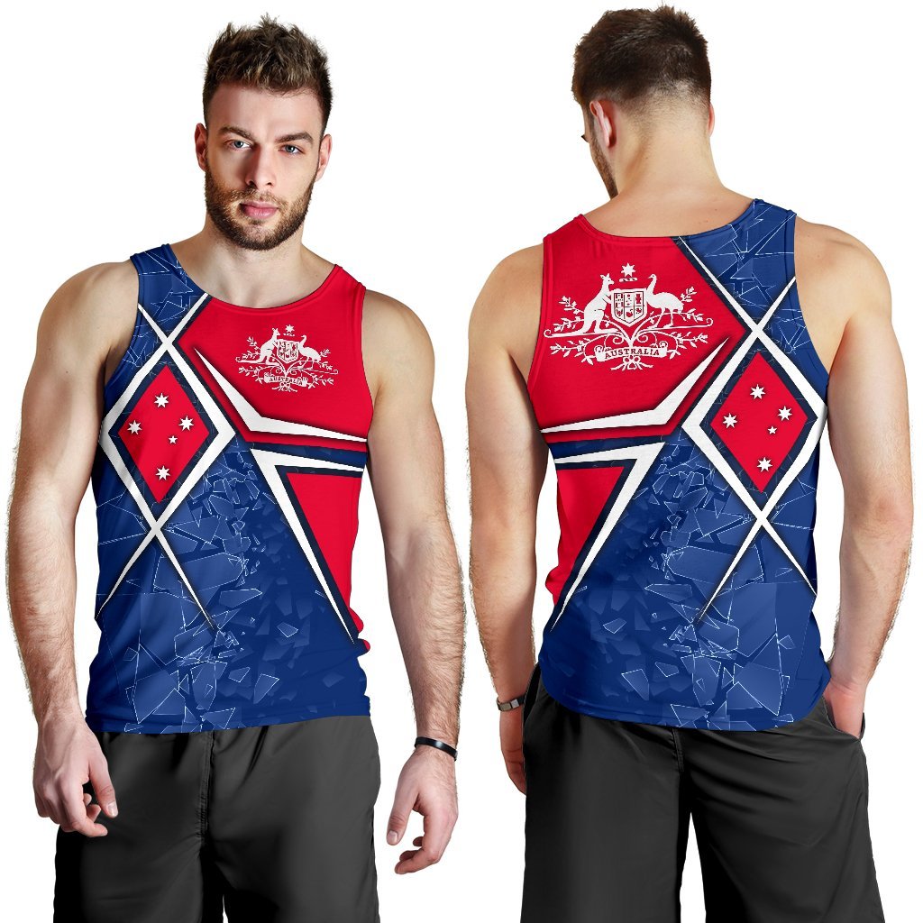 Men's Tank Top - Aussie Flag - Vibe Hoodie Shop