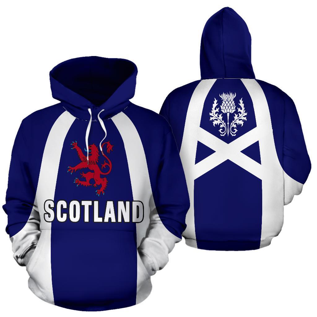 Scotland Hoodie Lion Thistle - Vibe Hoodie Shop