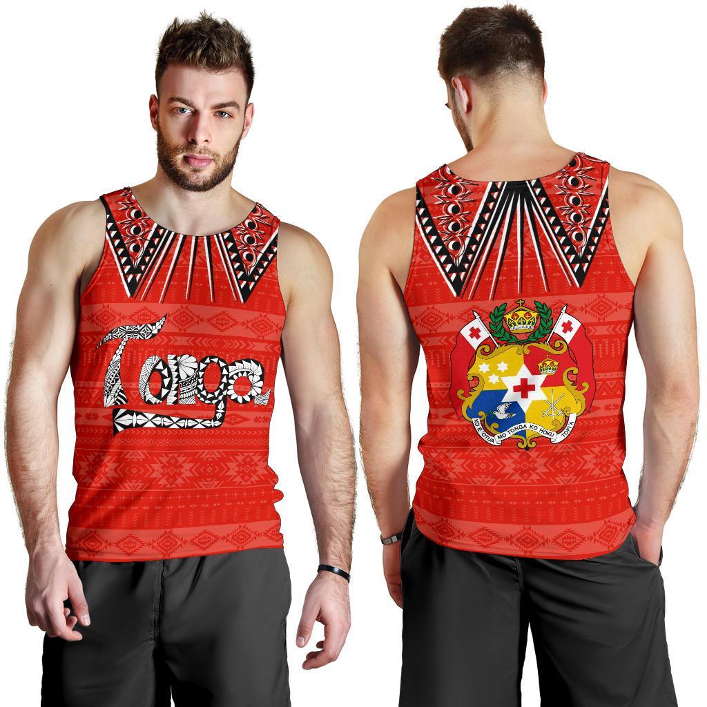 Coat Of Arms Tonga Men's Tank Top - Vibe Hoodie Shop