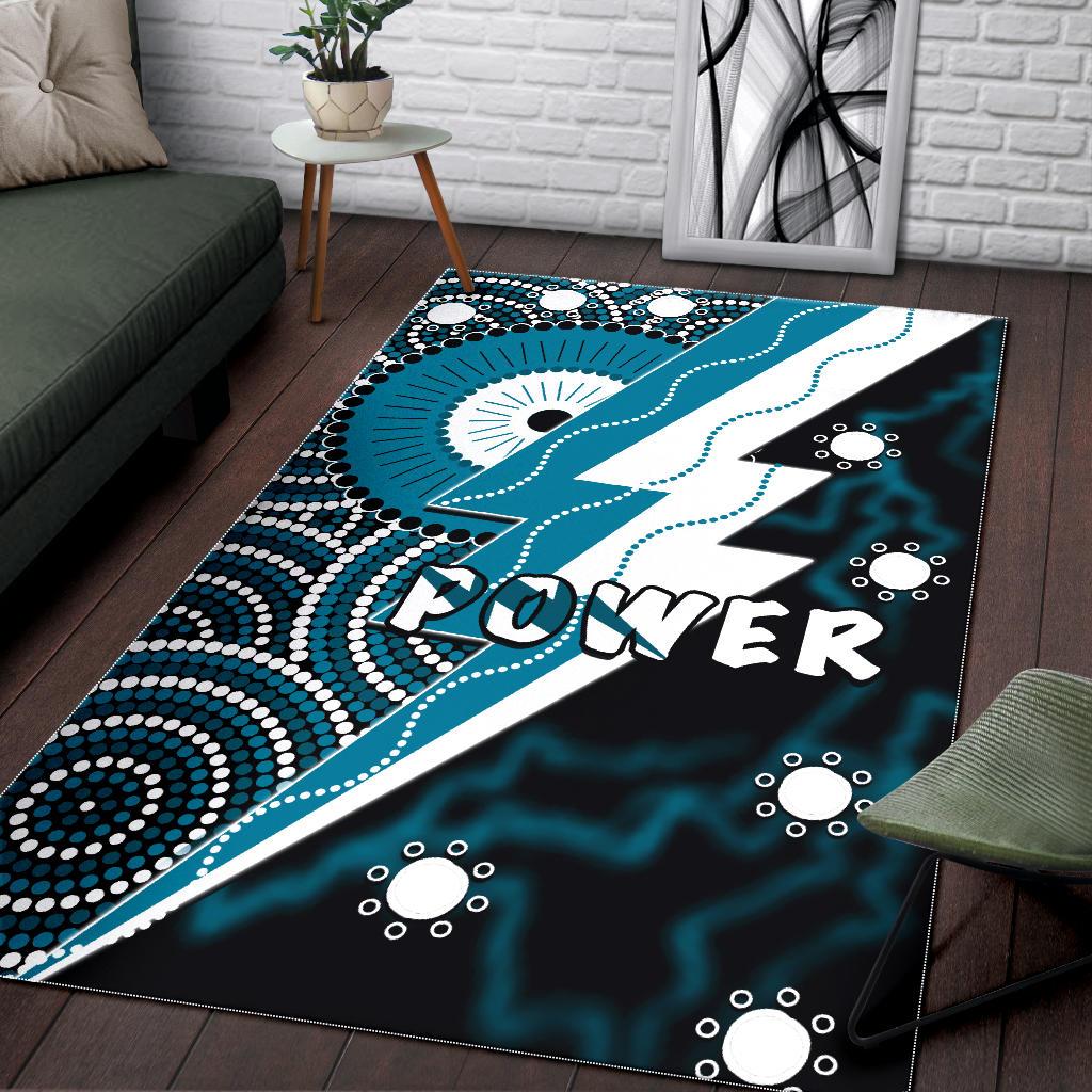 Power Area Rug Thunda Port Adelaide - Vibe Hoodie Shop