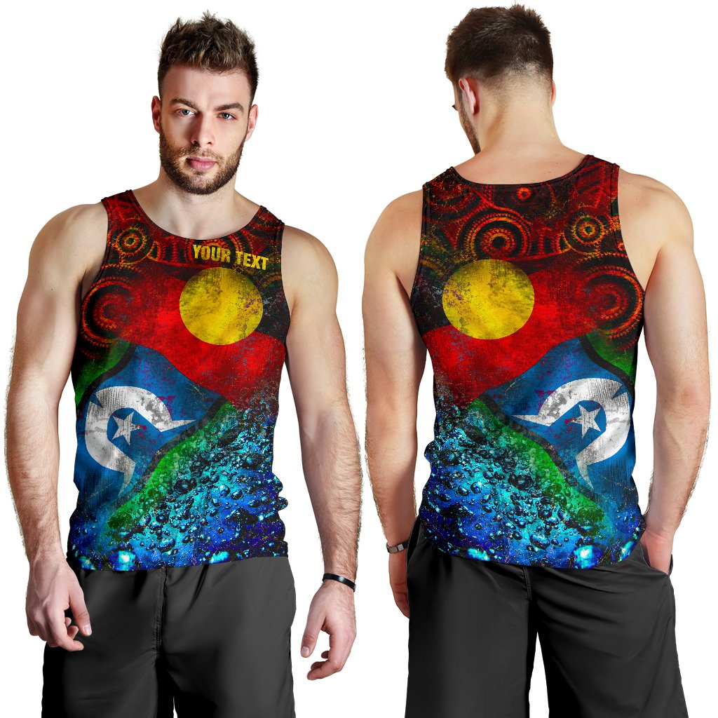 Custom Men's Tank top - Always Was, Always Will Be NAIDOC Week 2021 - Vibe Hoodie Shop