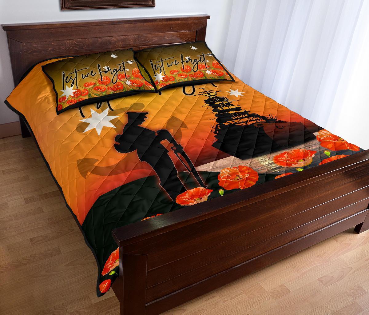 ANZAC Quilt Bed Set - Australian Navy ANZAC - Vibe Hoodie Shop