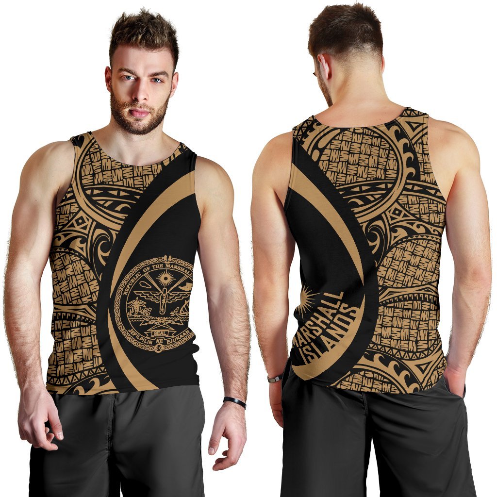 Marshall Islands Polynesian Men's Tank Top 03 - Vibe Hoodie Shop