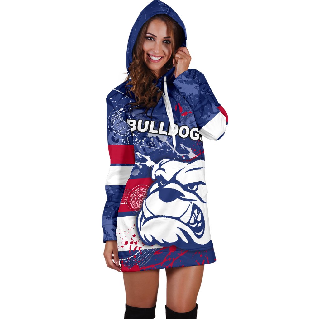 Western Bulldogs Hoodie Dress - Vibe Hoodie Shop