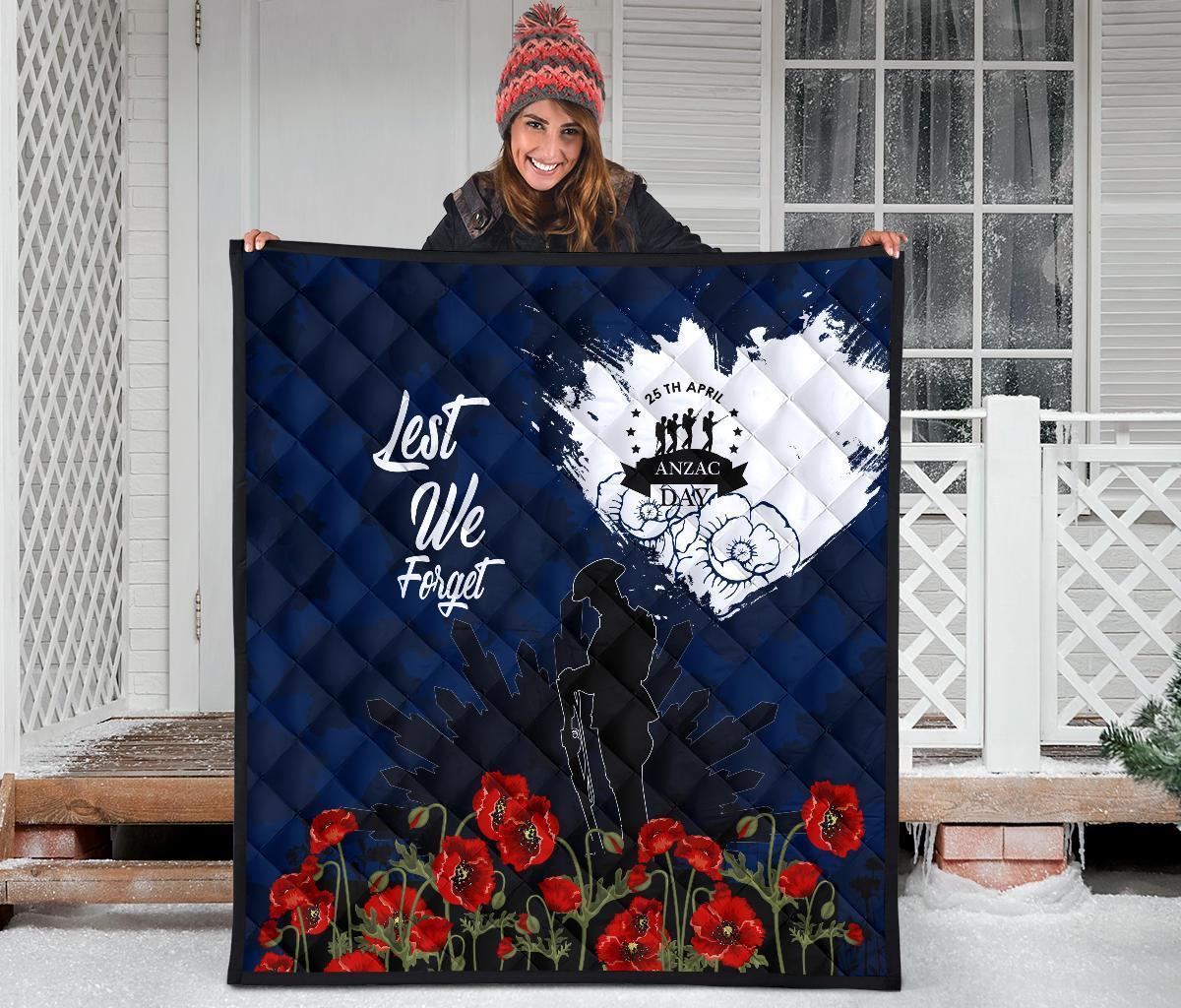 ANZAC Day Premium Quilt - Australia ANZAC Day 2021 - Vibe Hoodie Shop