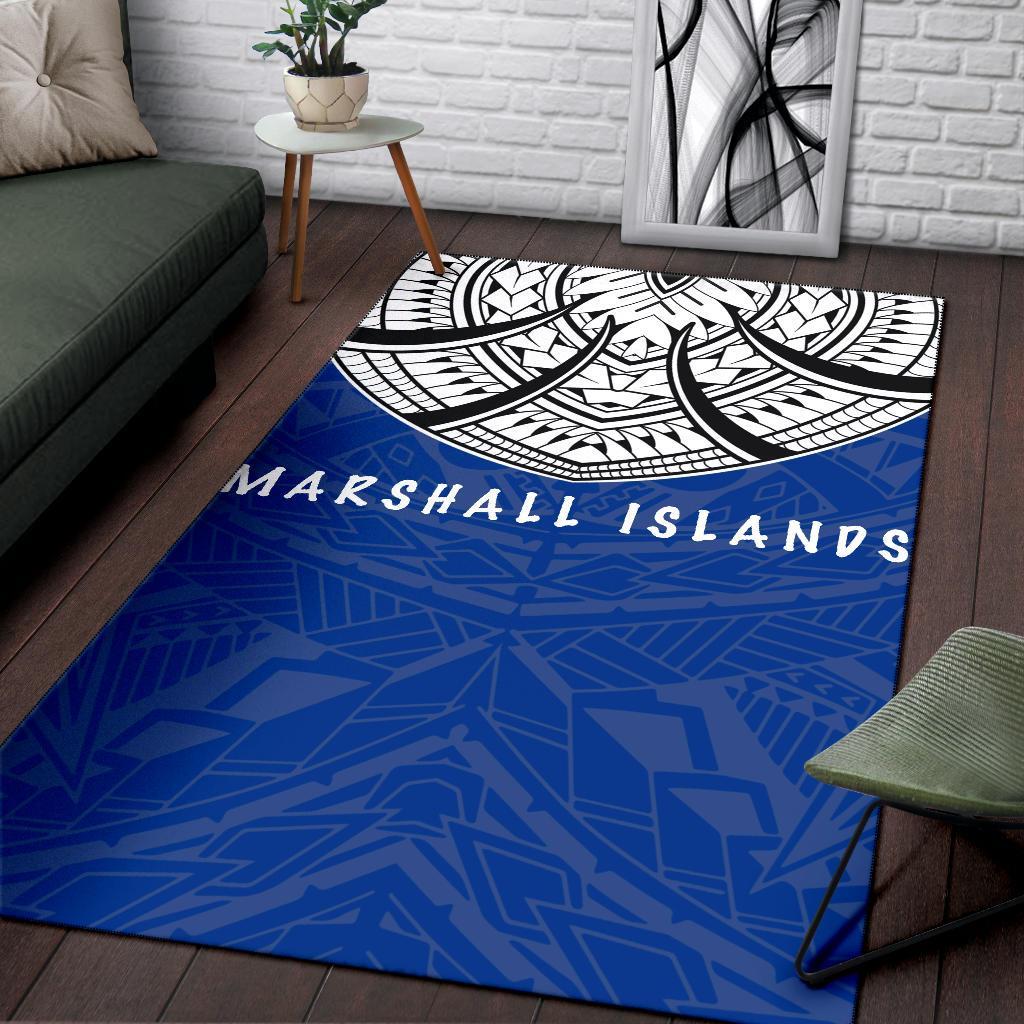 Marshall Islands Area Rug - Ginger Lei Pattern - Vibe Hoodie Shop