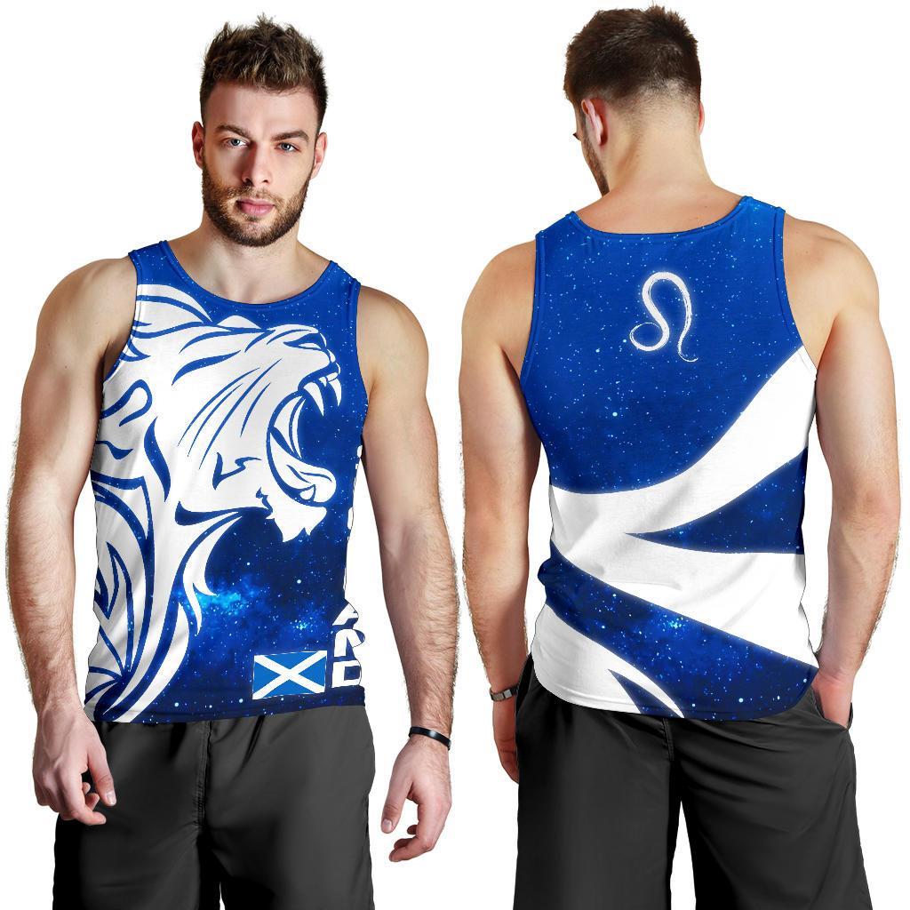 Scotland Men's Tank Top - Leo Zodiac - Vibe Hoodie Shop