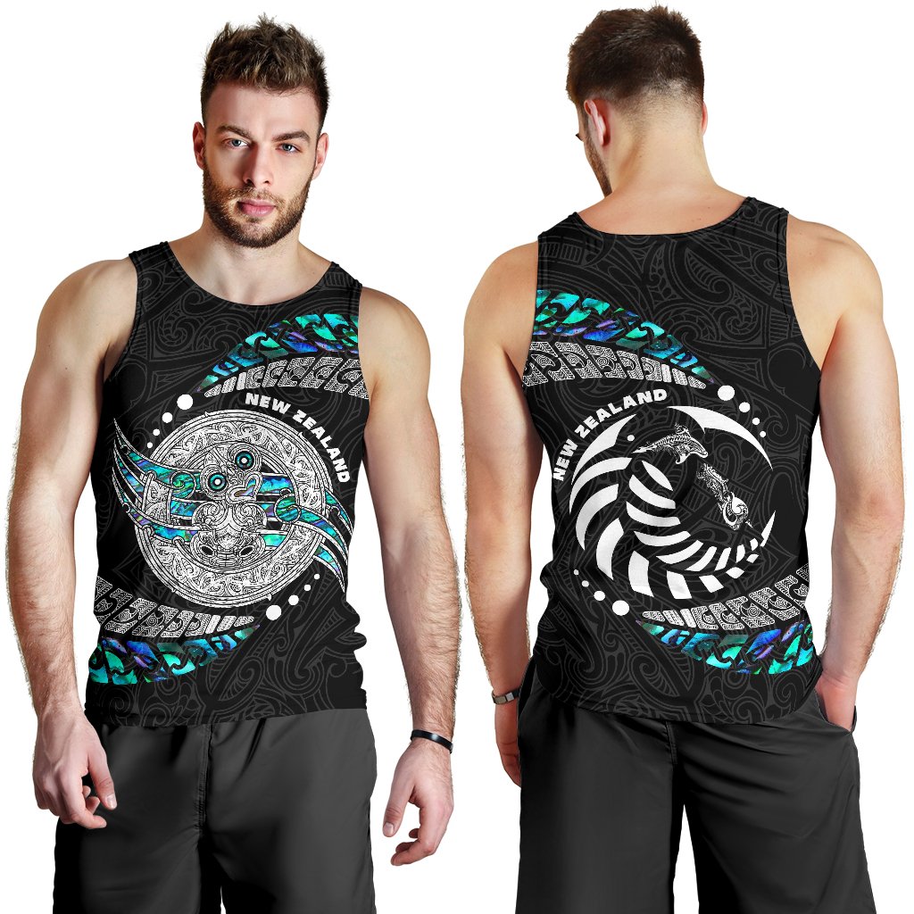 Maori New Zealand Men's Tank Top Hei Tiki Sport Style - Vibe Hoodie Shop