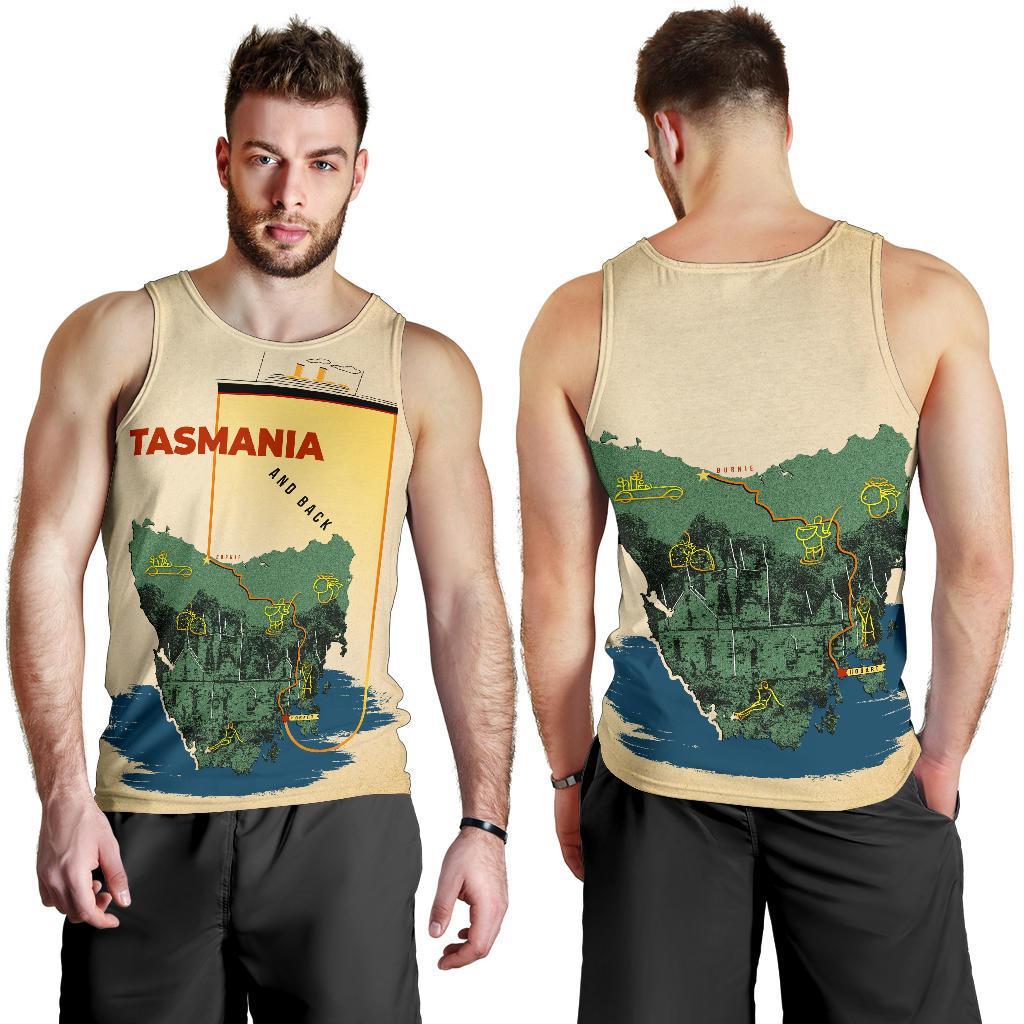 Australia Men Tank Top - Tasmania Mens Tank - Vibe Hoodie Shop