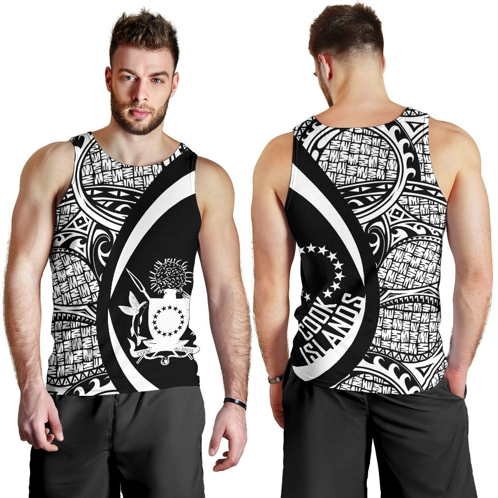 Cook Islands Polynesian Men's Tank Top 02 - Vibe Hoodie Shop