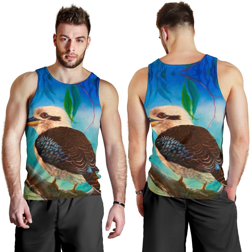 Kookaburra Men's Tank Top - Australia Kookaburra - Vibe Hoodie Shop