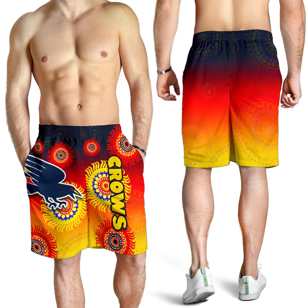 Adelaide Crows Special Style All Over Print Men's Shorts - Vibe Hoodie Shop