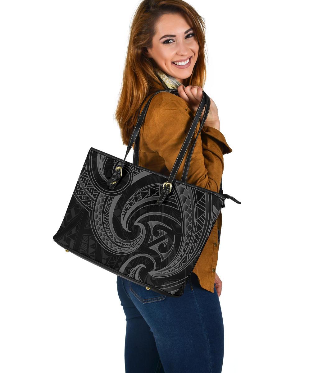 new-zealand-maori-mangopare-large-leather-tote-polynesian-black