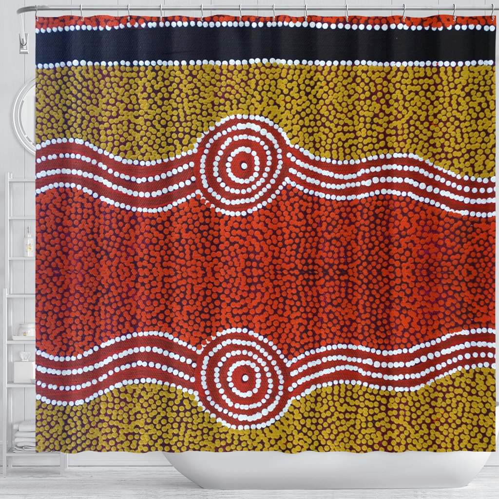 shower-cutian-aboriginal-dot-style