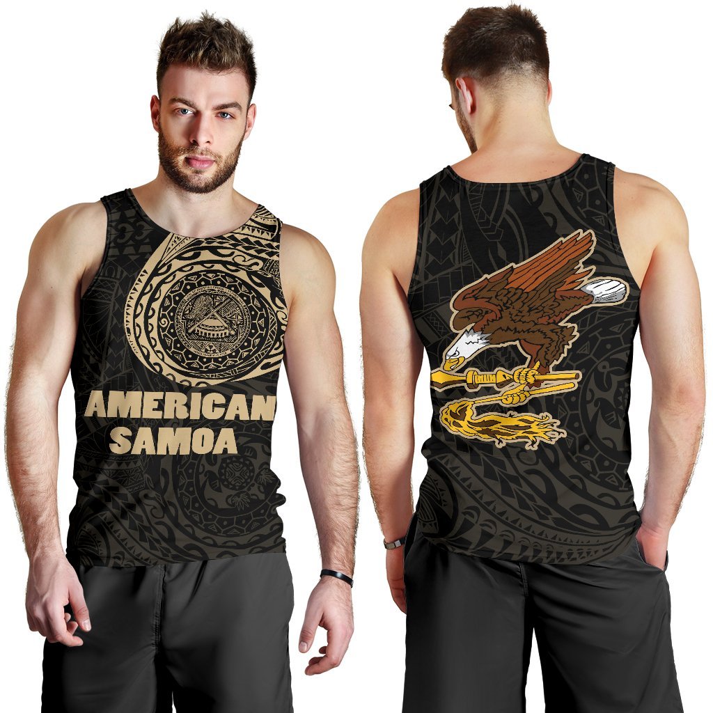 American Samoa In My Heart Tattoo Style Tank Top - Vibe Hoodie Shop