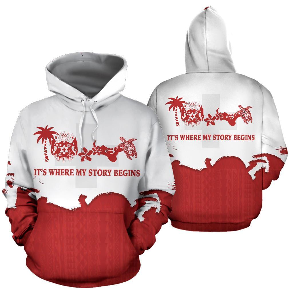 Tonga Where My Story Begins Hoodie - Vibe Hoodie Shop