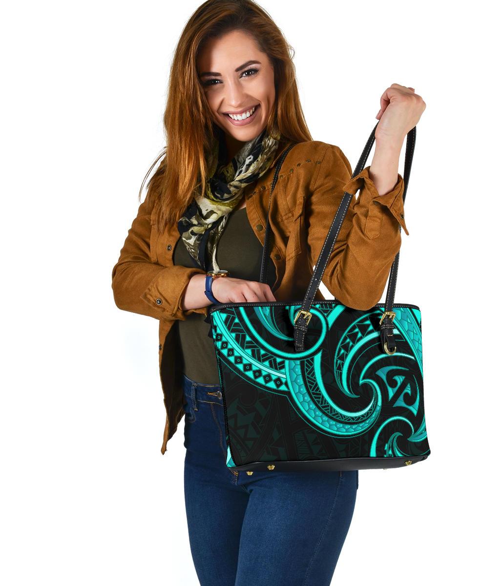 new-zealand-maori-mangopare-small-leather-tote-polynesian-turquoise