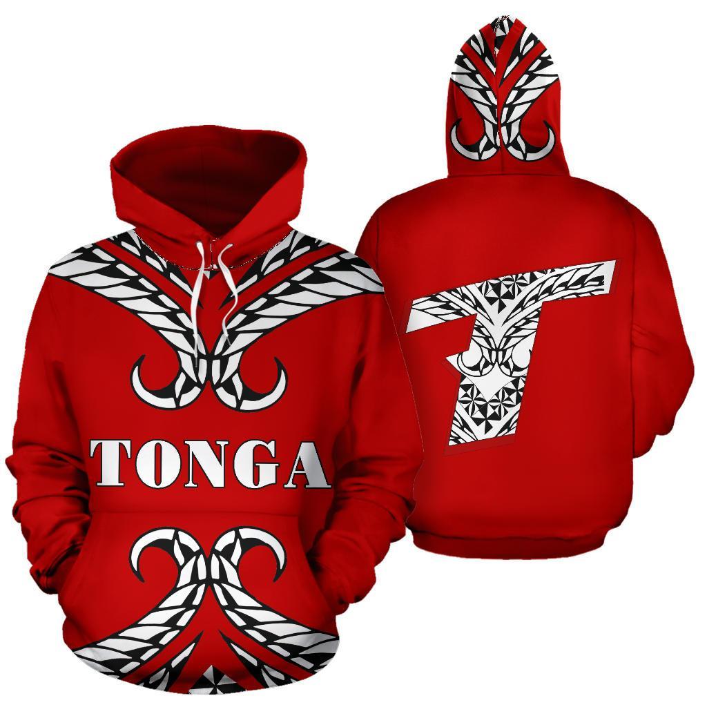 Tonga Tribal Pattern All Over Hoodie - Vibe Hoodie Shop