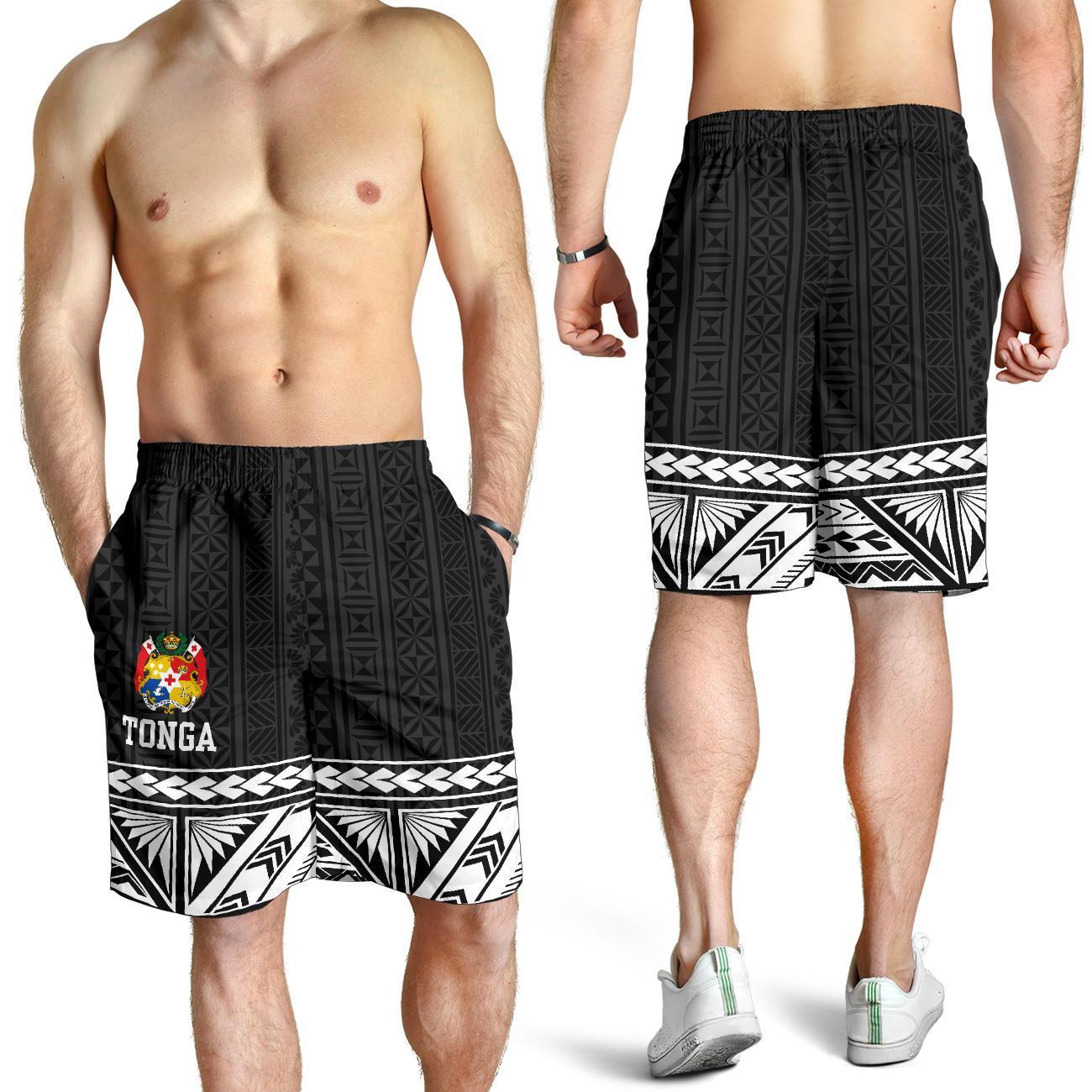 Tonga Rising Men Short (White) - Vibe Hoodie Shop