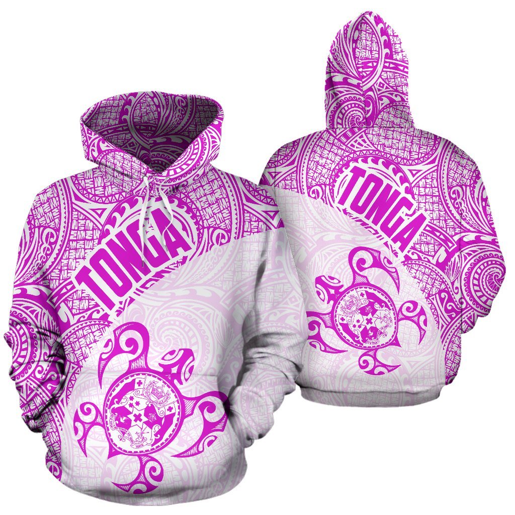 Hoodie Tonga Coat Of Arms Turtle Polynesian Pattern 08 - Vibe Hoodie Shop