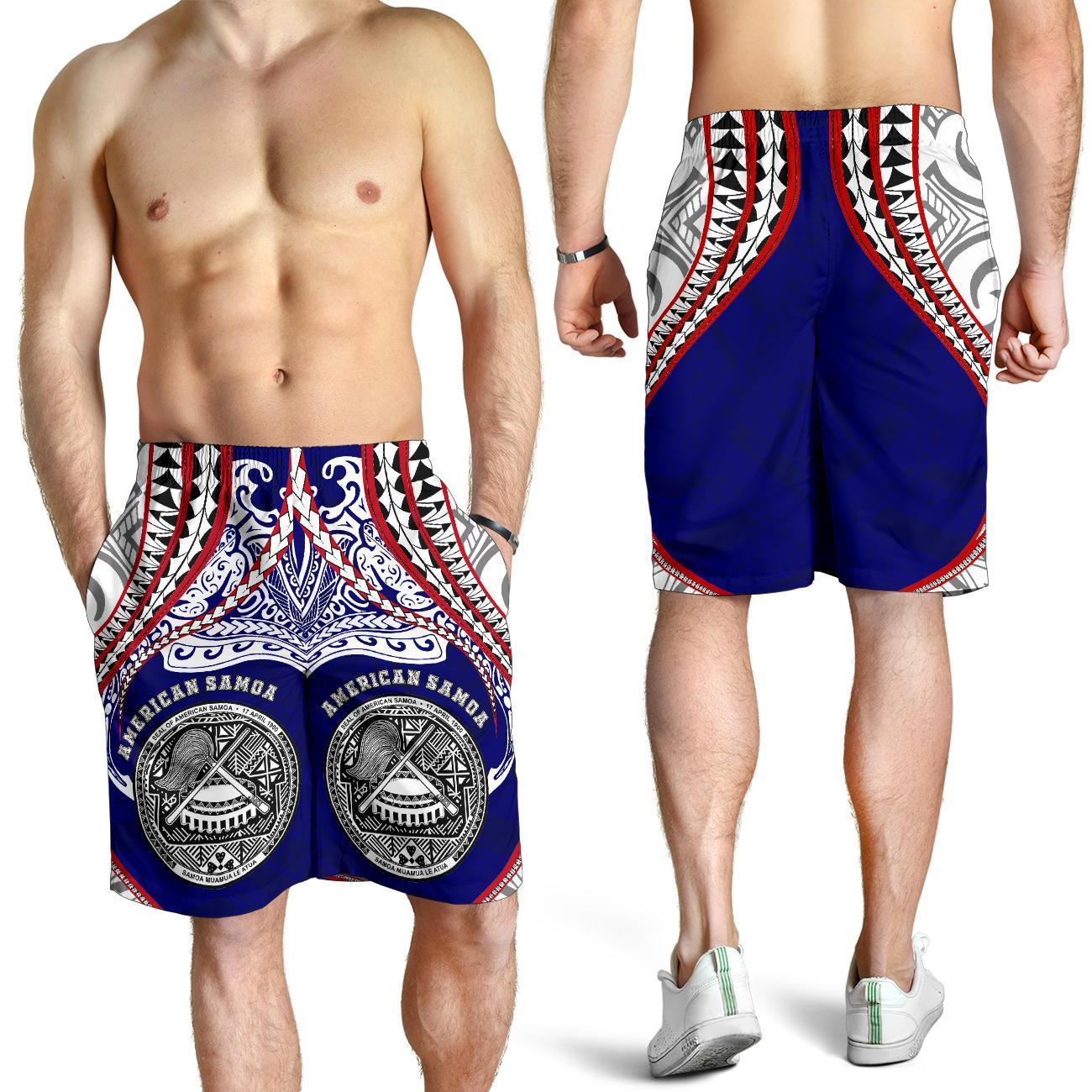 American Samoa Men's Short Kanaloa Tatau Gen AS - Vibe Hoodie Shop