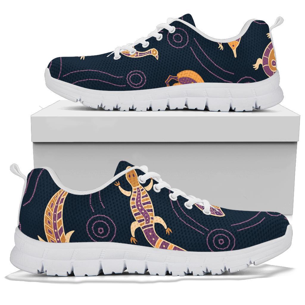 Sneakers - Indigenous Animals Patterns - Vibe Hoodie Shop