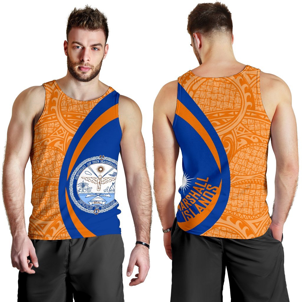 Marshall Islands Polynesian Men's Tank Top 06 - Vibe Hoodie Shop