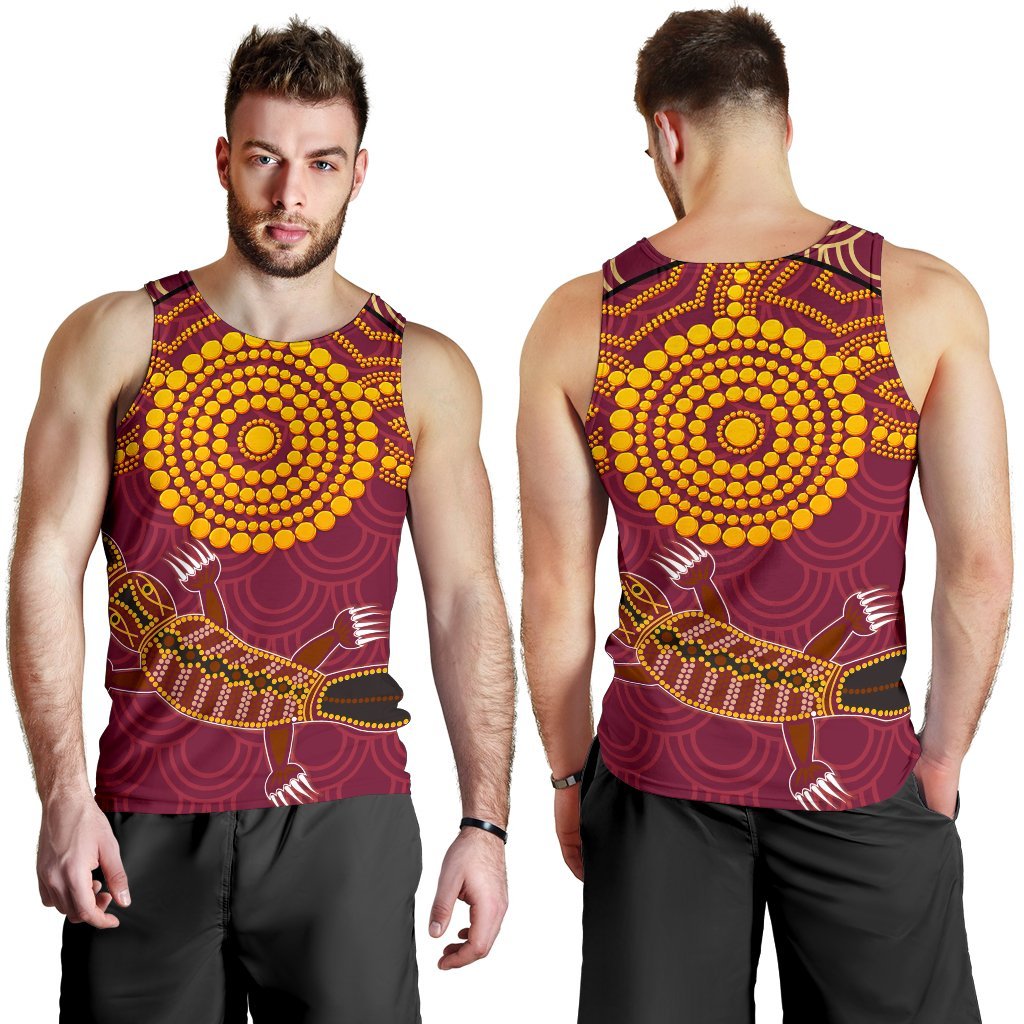 Aboriginal Men's Tank Top - Aboriginal Platypus - Vibe Hoodie Shop