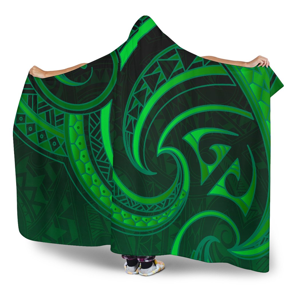 new-zealand-maori-mangopare-hooded-blanket-polynesian-green