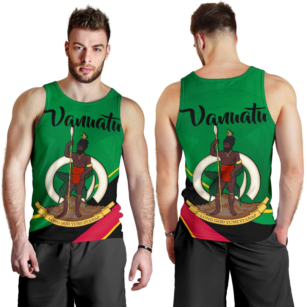 Vanuatu Rugby Men Tank Top Simple Style - Vibe Hoodie Shop