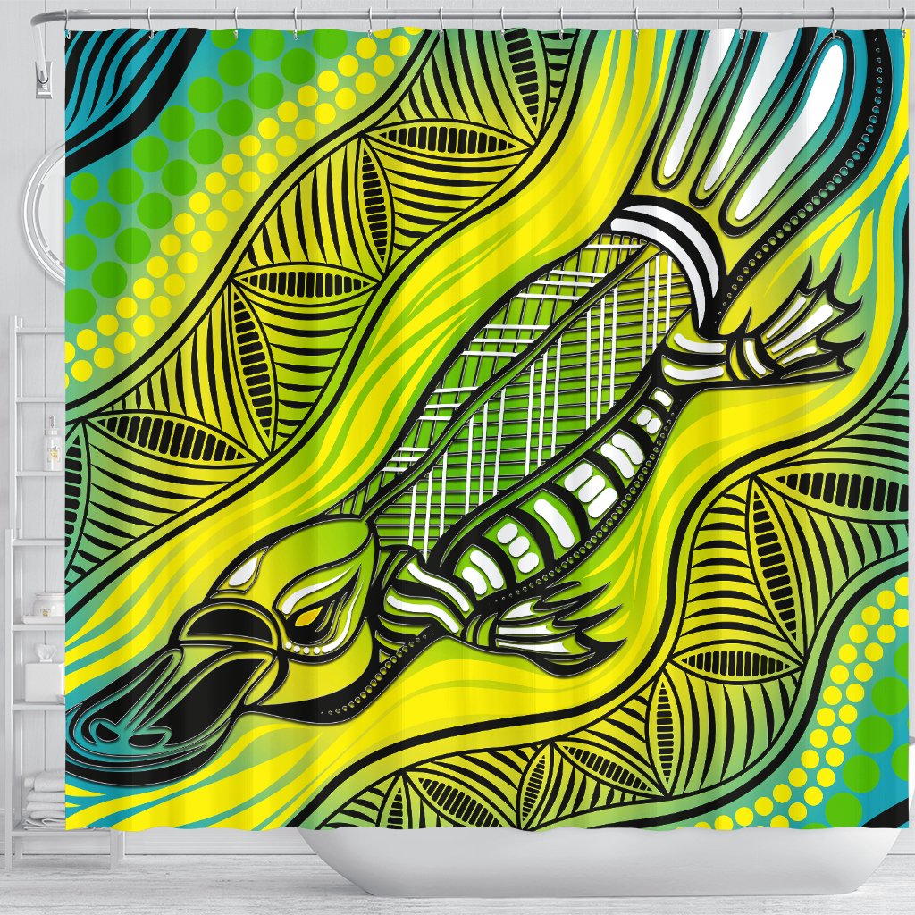 shower-curtain-aboriginal-platypus