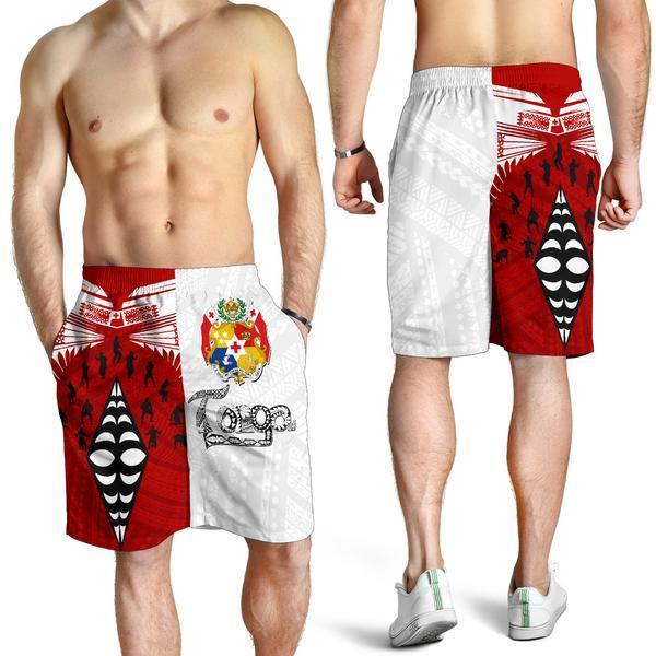 Tonga Men's Shorts - Tongan Sipi Tau Rugby - Vibe Hoodie Shop