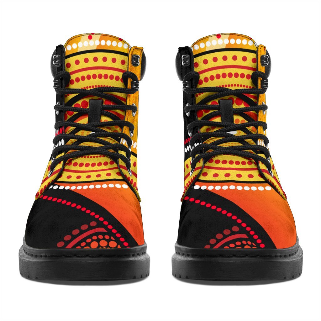 aboriginal-all-season-boots-couple-aboriginal-lizards