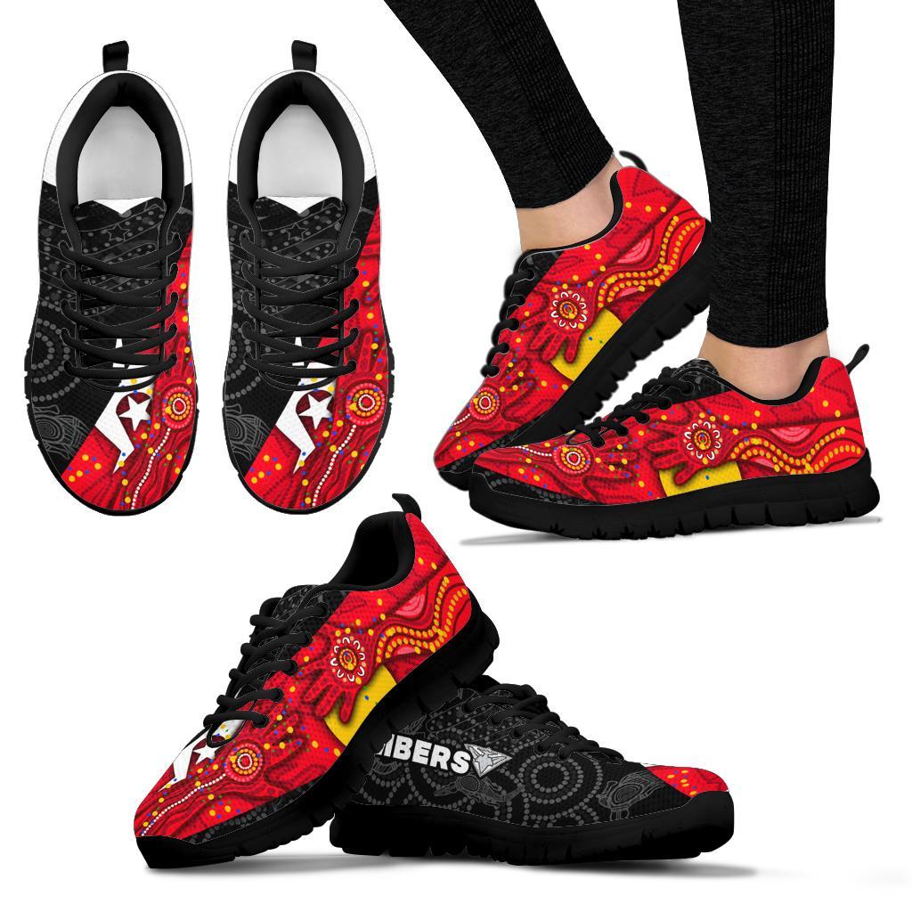 Bombers NAIDOC Week Sneakers Essendon Ingenious - Vibe Hoodie Shop