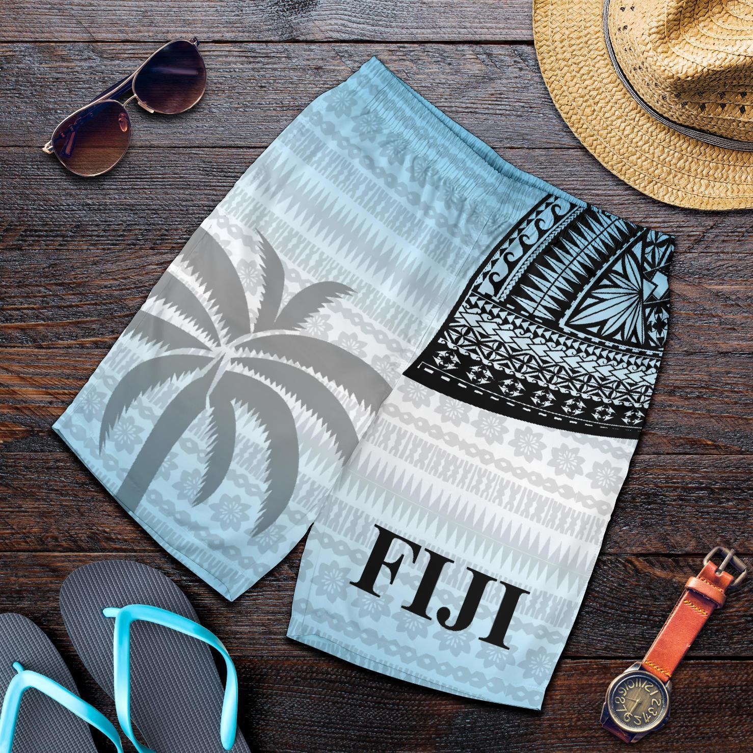 Fiji Tapa Shorts Tattoo Style - Vibe Hoodie Shop