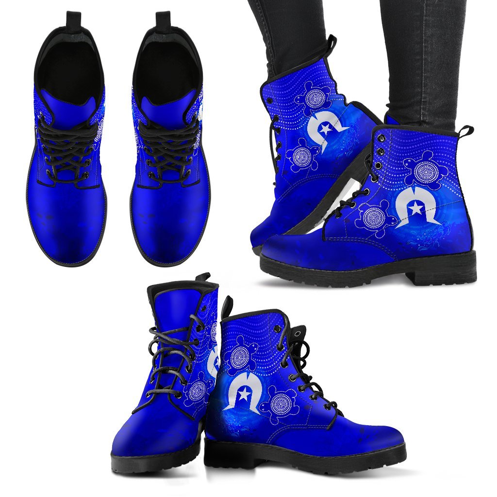 torres-strait-islanders-leather-boots-torres-symbol-with-aboriginal-turtle