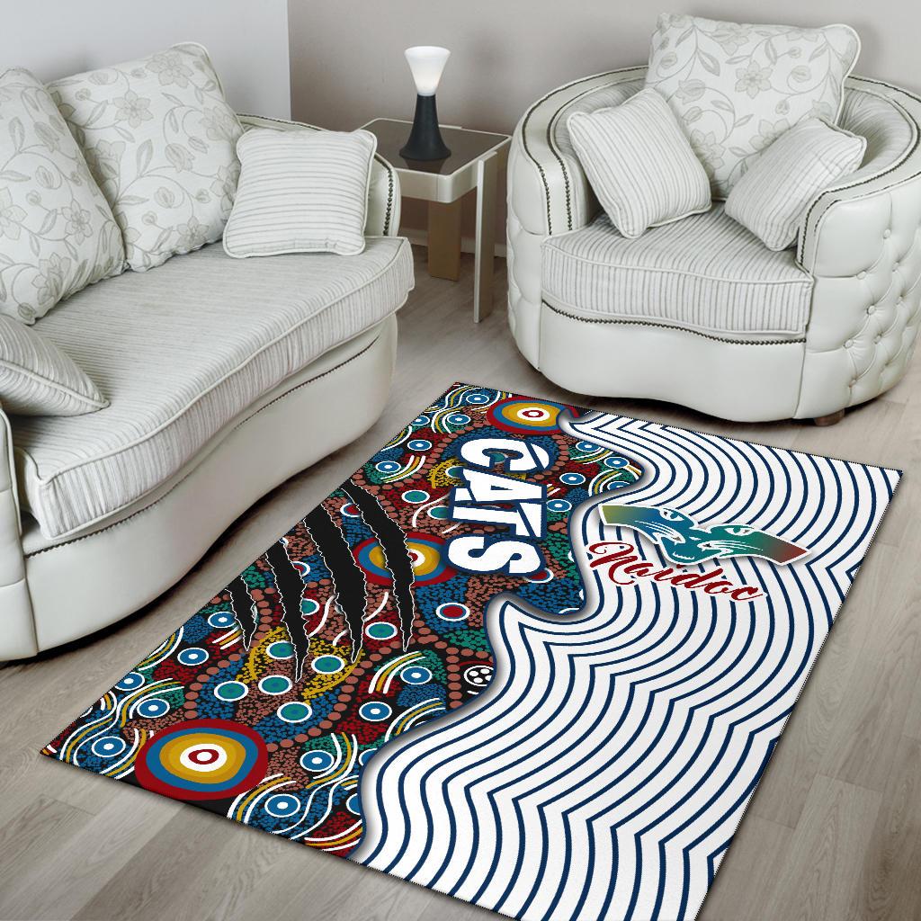 (Custom Personalised) Geelong NAIDOC Week Area Rug Cats Indigenous Version Special - Vibe Hoodie Shop