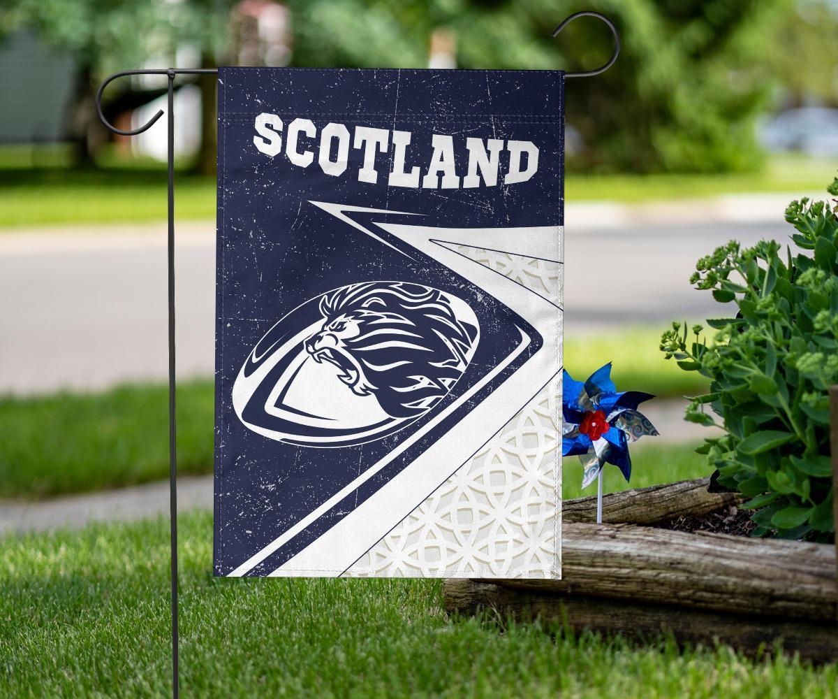 Scotland Rugby Flag - Celtic Scottish Rugby Ball Lion Ver - Vibe Hoodie Shop