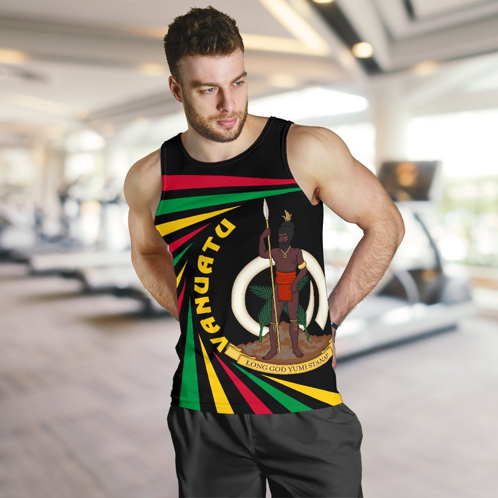 Vanuatu Rugby Men Tank Top Creative Style - Vibe Hoodie Shop