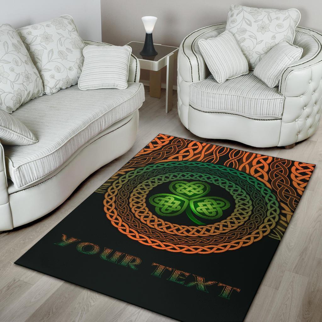 Ireland Celtic Personalised Area Rug - Celtic Pride - Vibe Hoodie Shop