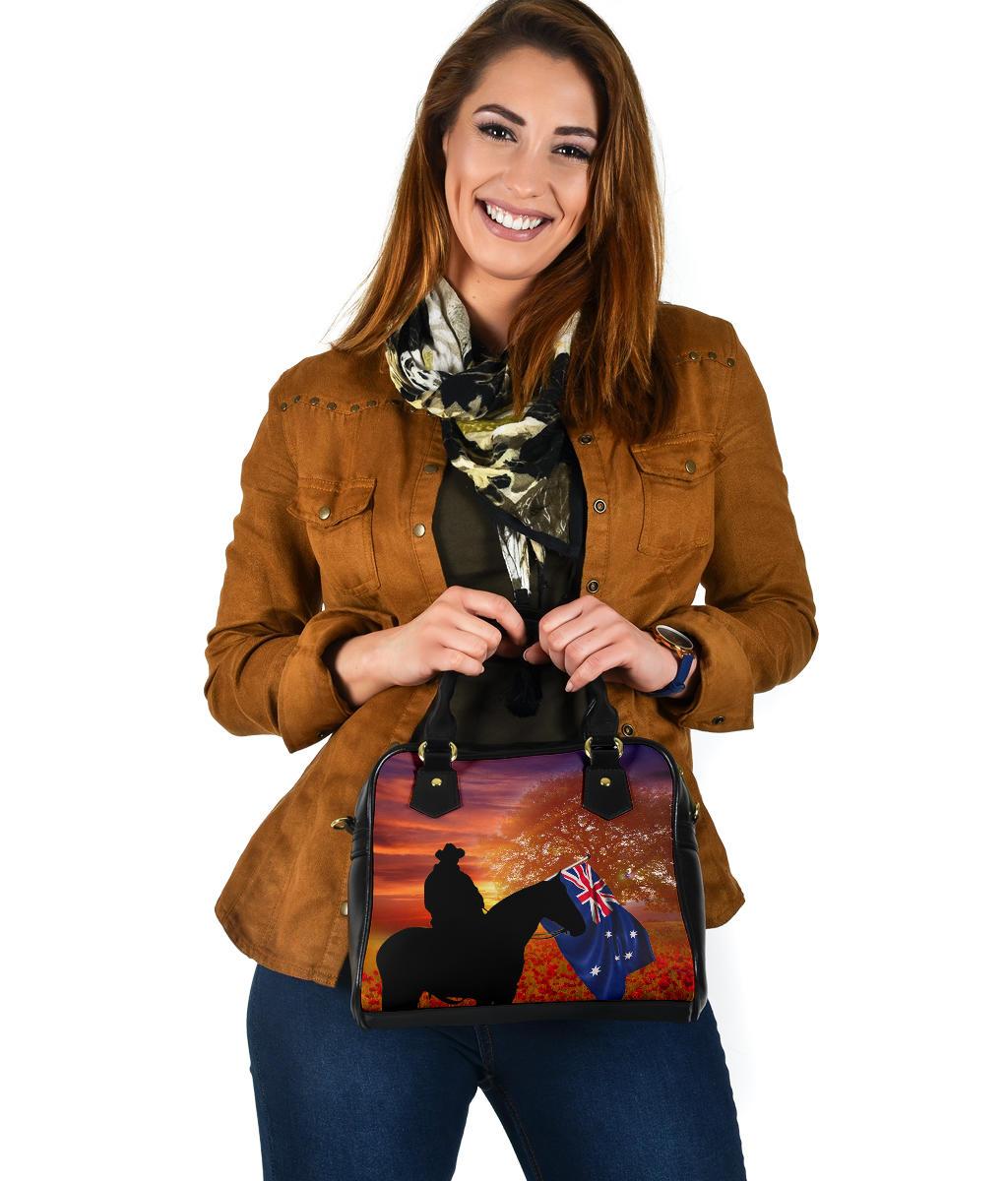 ANZAC Day 2021 Shoulder Handbag - Lest We Forget Ver01 - Vibe Hoodie Shop