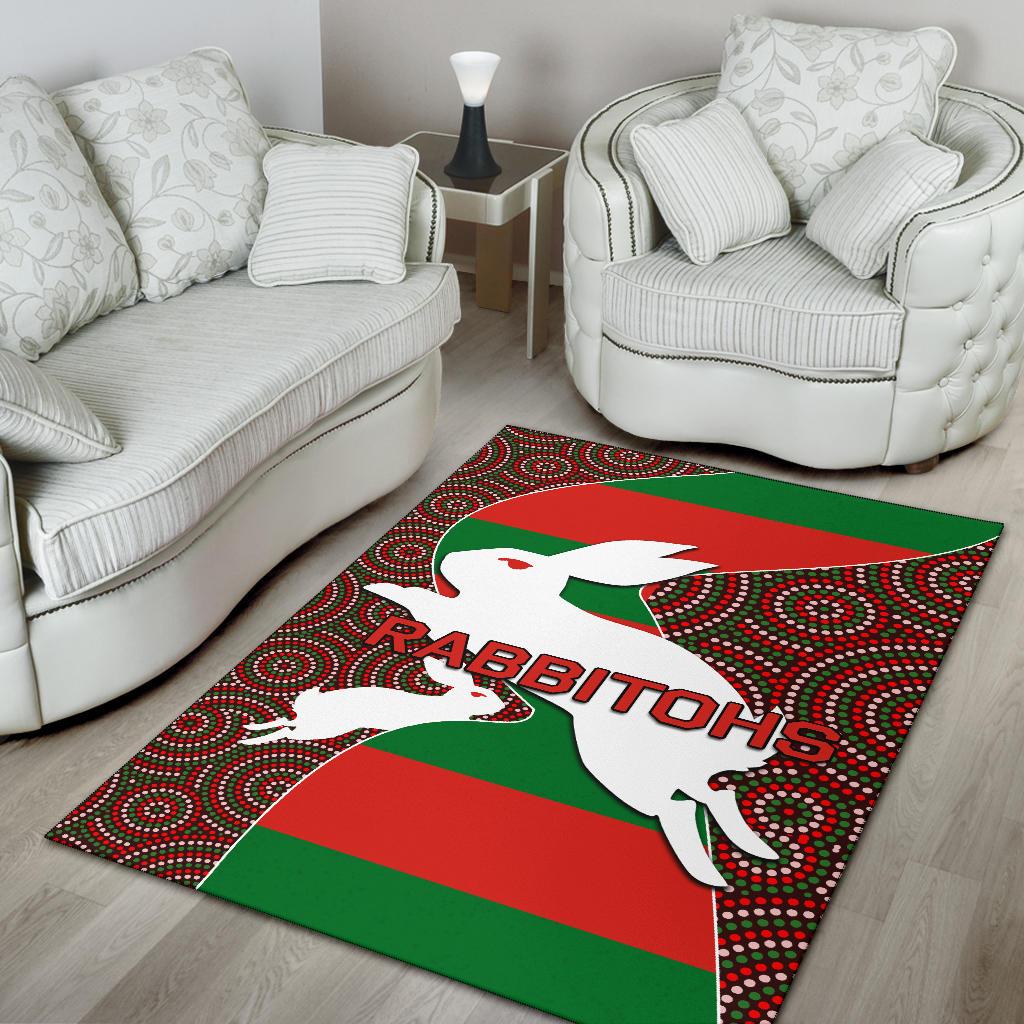 Rabbitohs Area Rug - Vibe Hoodie Shop