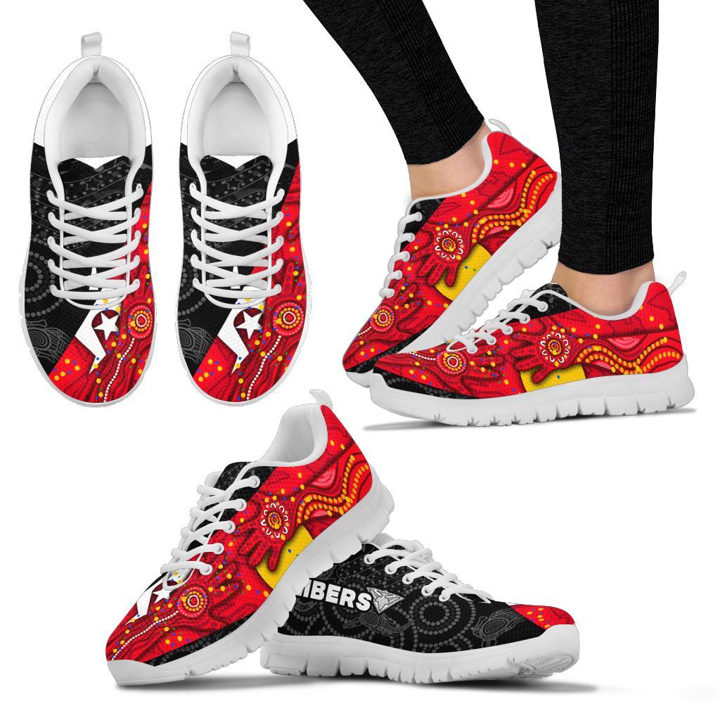 Bombers NAIDOC Week Sneakers Essendon Ingenious - White - Vibe Hoodie Shop