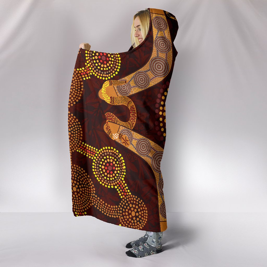 aboriginal-hooded-blanket-dot-painting-indigenous-circle-and-boomerang