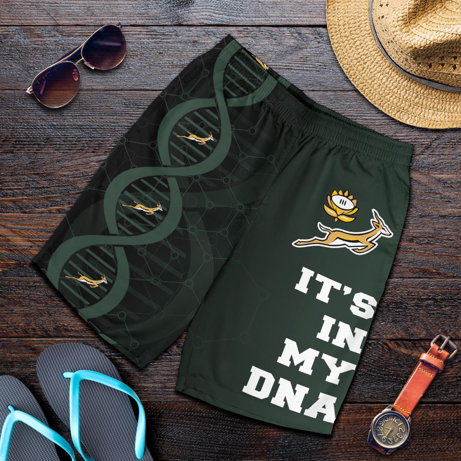 South Africa Springboks Dna Men Shorts - Vibe Hoodie Shop