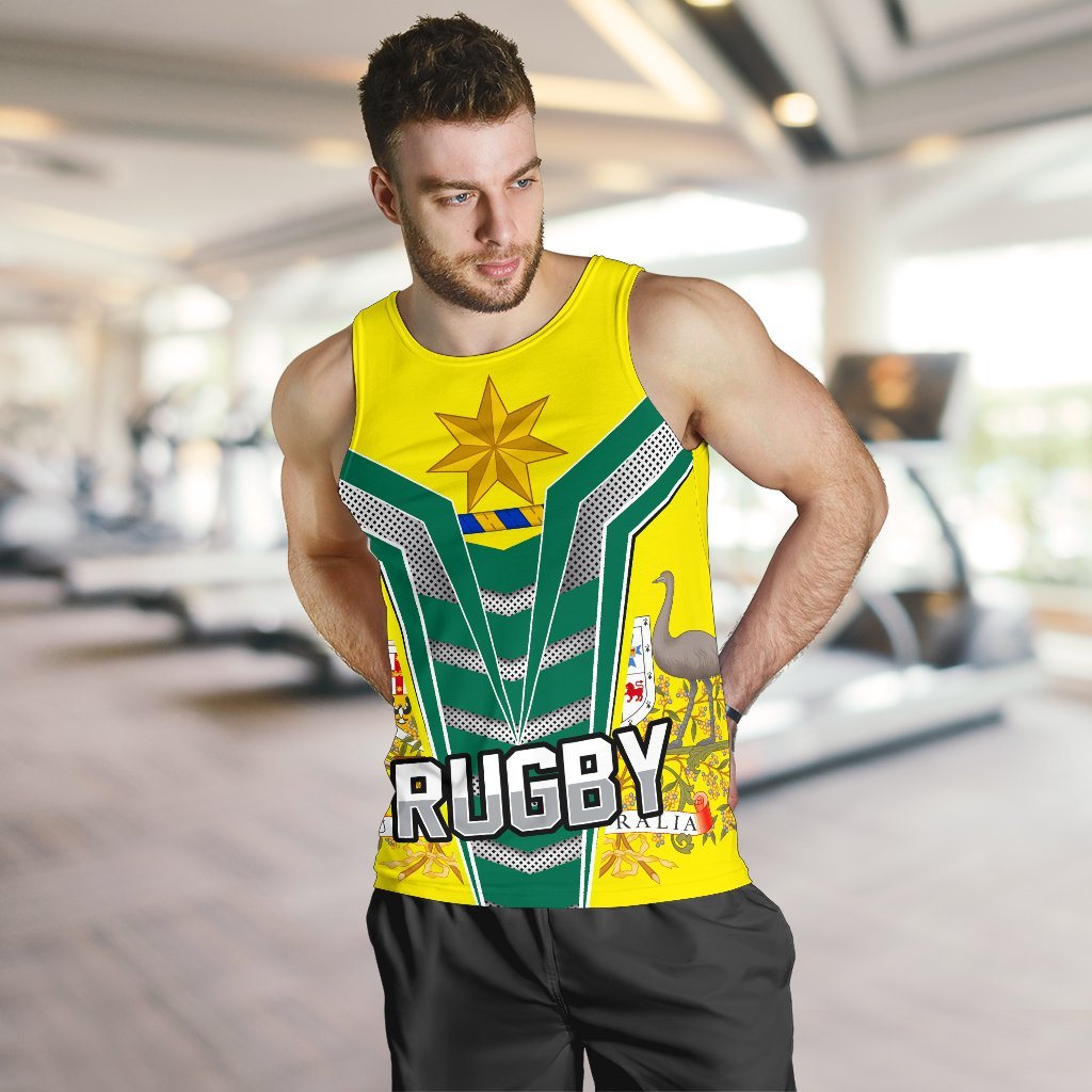 Men's Tank Top - The Rugby Championship - Rugby Australia - Vibe Hoodie Shop